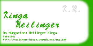 kinga meilinger business card